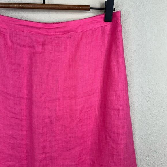 Kim Rogers Women's PS Fuchsia‎ Midi Skirt Vintage Y2K Casual Spring - Picture 4 of 10